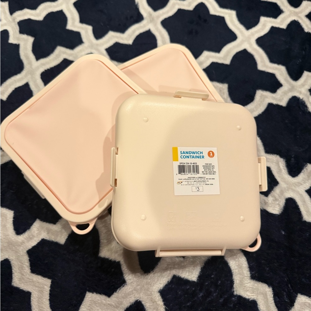 THREE!!! NEW Food Storage Sandwich